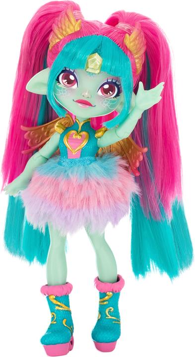 Actual product image Magni Magic Mixies Pixlings doll dragon turquoise
