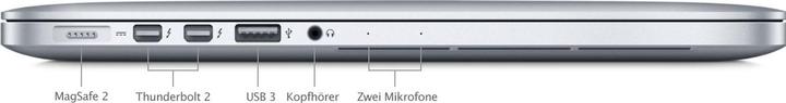 Produktbild Apple MacBook Pro Retina - US Layout (13.30", 16 GB, 256 GB, US)