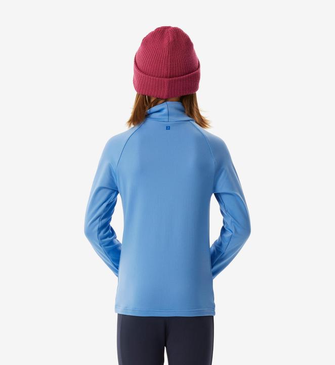 Produktbild Wedze Skiunterwäsche Funktionsshirt Kinder hoher Kragen - BL 500 blau (116)