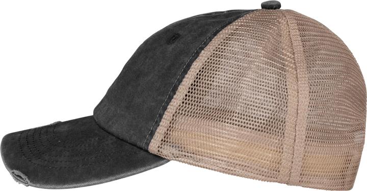 Actual product image Native Spirit Eco-responsible ripped-effect trucker cap (One size)