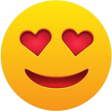 Produktbild Bügelbilder Bügelbild Emoji Love (1 x)