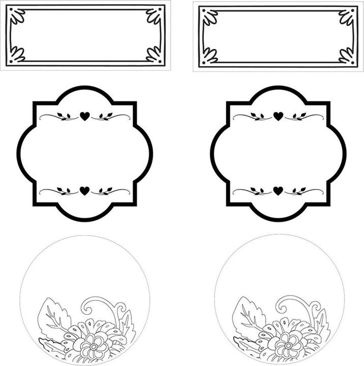 Actual product image Trodat 162616 Vintage labels, self-adhesive, 36 pieces