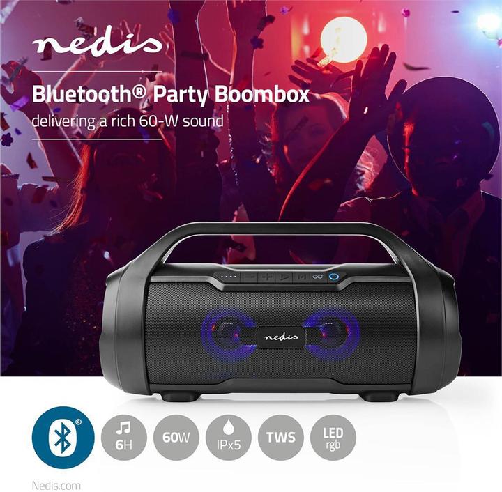 Produktbild Nedis Party SPBB310BK (6 h, Netzbetrieb)