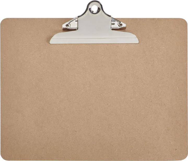 Actual product image Maul Clipboard MAULclassic, hardboard wood, DIN A4 landscape (31 x 26 x 4.5 cm)