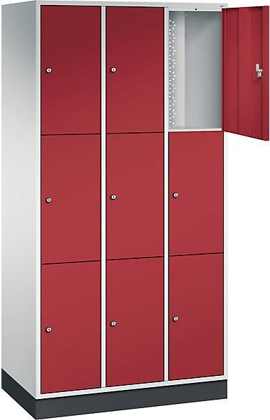 Actual product image C+P INTRO steel locker, compartment height 580 mm (92 cm, 195 cm)