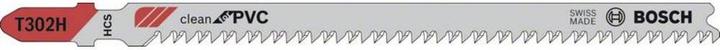 Actual product image Bosch Professional Zubehör PRO Plastics PVC clean T302H Jigsaw blade, 132 mm, 3 pcs.