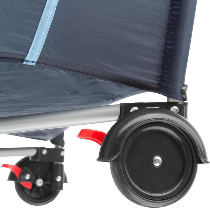 Actual product image tectake Travel cot dog with changing mat and carrying bag