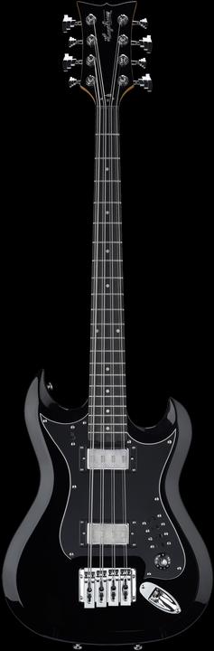 Actual product image Hagstrom Bass Guitar, H8II, Black Gloss, 8-String (Electric guitar)
