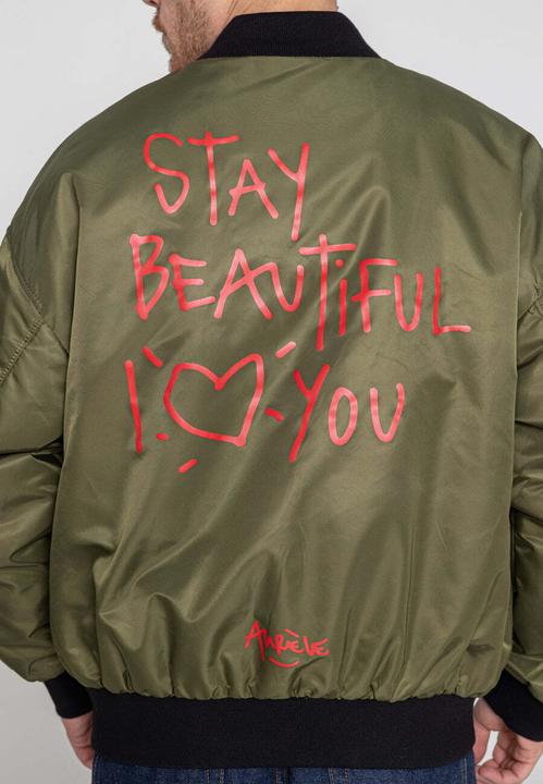 Produktbild Bombers Original Bomberjacke Stay Beautiful M Bomberjacke (S)