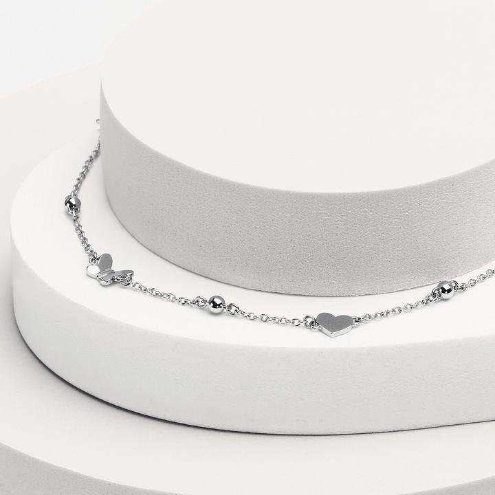 Immagine prodotto Morellato Bracciale romantico in acciaio Passioni SAUN37 (19 cm, Acciaio inossidabile)