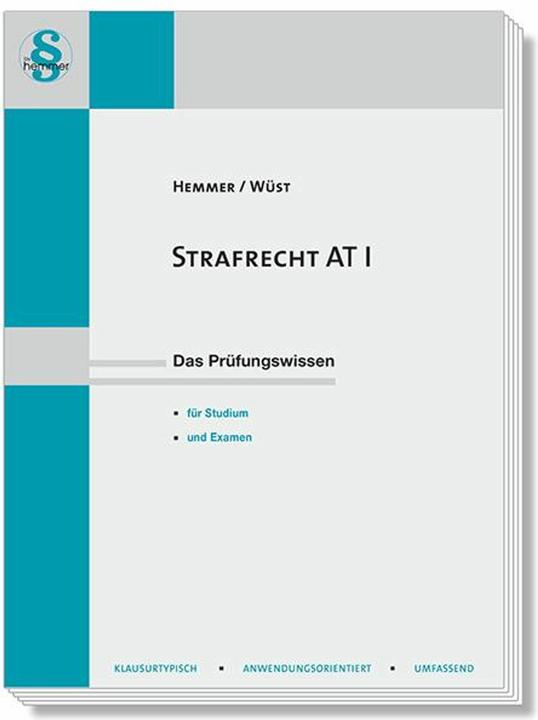 Image du produit Strafrecht AT (Allemand, Achim Wüst, Bernd Berberich, Karl Edmund Hemmer, 2023)