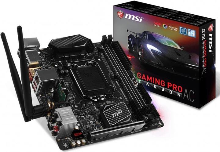 Produktbild MSI Z270I Gaming Pro Carbon AC (LGA 1151, Intel Z270, Mini-ITX)
