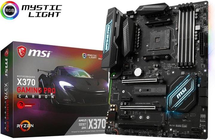 Actual product image MSI X370 Gaming Pro Carbon (AM4, AMD X370, ATX)