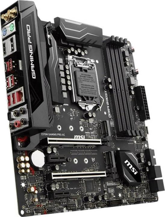 Actual product image MSI Z370M Gaming Pro AC (LGA 1151, Intel Z370, mATX)