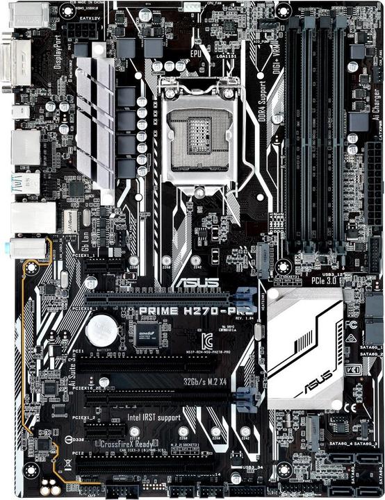 Produktbild ASUS Prime H270-Pro (LGA 1151, Intel H270, ATX)