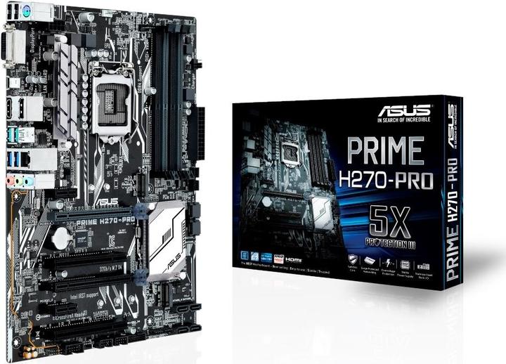 Produktbild ASUS Prime H270-Pro (LGA 1151, Intel H270, ATX)