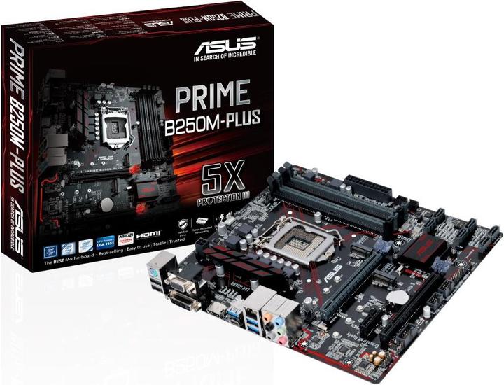 Produktbild ASUS Prime B250M-Plus (LGA 1151, Intel B250, mATX)