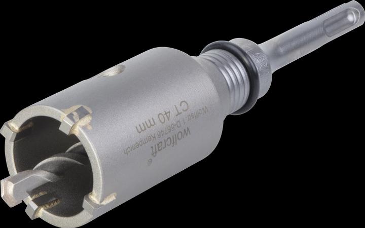 Actual product image wolfcraft wolfcraft 1 Bohrkrone HM, SDS-Plus Schaft ø40mm (40 millimetres)