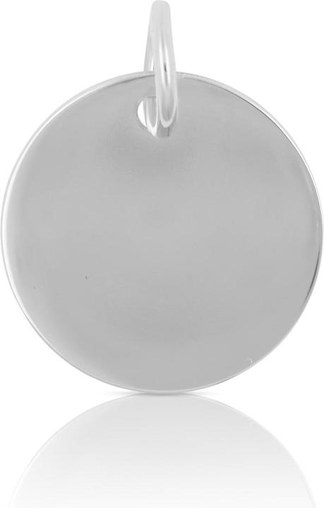 Produktbild Muau Gravurplatte Rund (Weissgold)