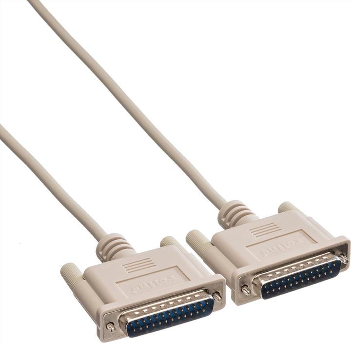 Actual product image Roline RS232 cable, ST-ST, 25pin (1.80 m, VGA)