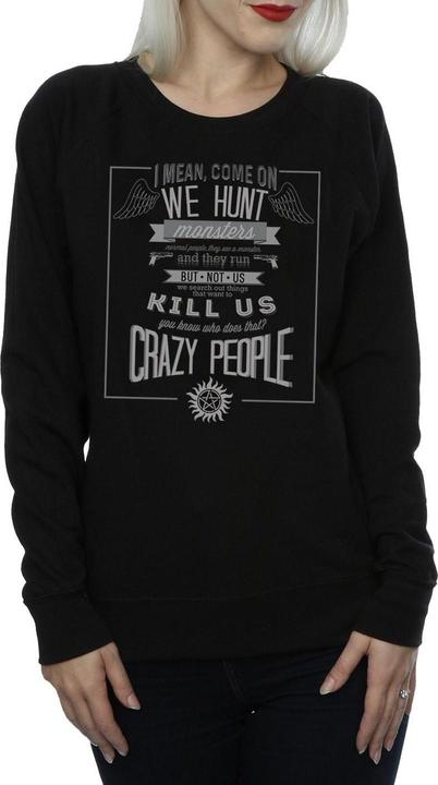 Produktbild Supernatural Crazy People Sweatshirt (M)