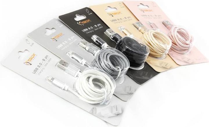 Immagine prodotto Sbox USB 2.0 8 Pin IPH7-RG oro rosa (1.50 m, USB 2.0)