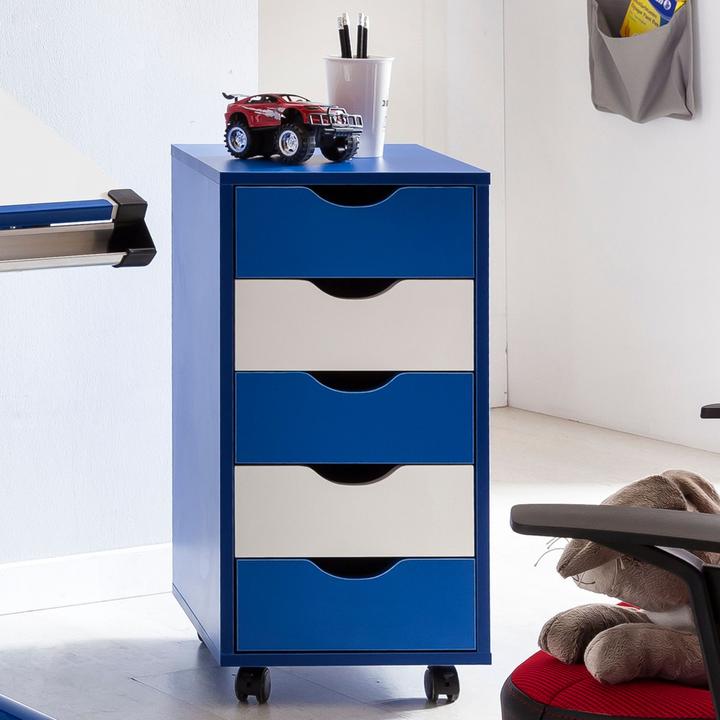 Immagine prodotto FineBuy Roll container in legno impiallacciato faggio