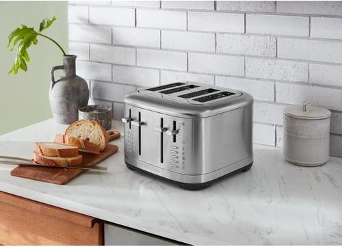 Immagine prodotto KitchenAid 5KMT4109ESX tostapane manuale a 4 fette in acciaio inox (Spina UE)