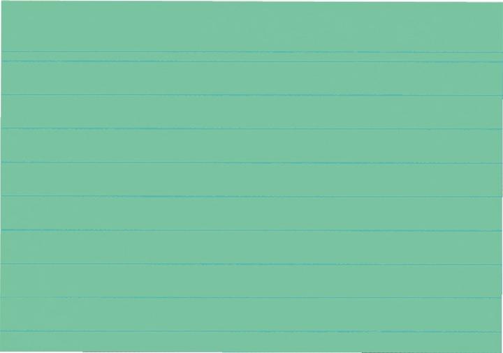 Nutritional values and ingredients Herlitz Index cards, DIN A7, lined, green made of paper, 170 gsm, wood free, line color: blue, double (A7, 170 g/m², 100 x)