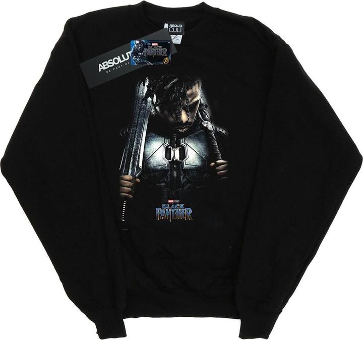 Produktbild Black Panther Killmonger Poster Baumwolle Sweatshirt (M)