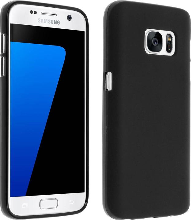Actual product image Avizar Unbreakable black silicone protective case for Samsung Galaxy S7 (Samsung Galaxy S7)