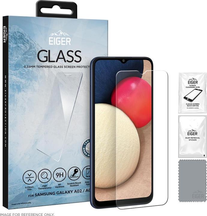 Image du produit Eiger Mountain Glass Clear (1 pièce(s), Samsung Galaxy A02)
