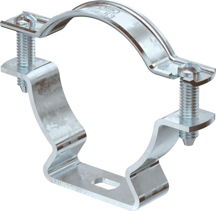 Actual product image OBO Bettermann ASL 733 53 FT Spacer clamp w.oblong hole 44-53mm St FT 1362734
