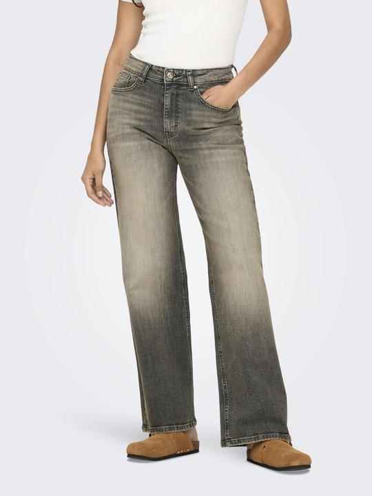 Immagine prodotto Only ONLJUICY Hohe Taille Weiter Beinschnitt Jeans Jeans mit weitem Bein (25)