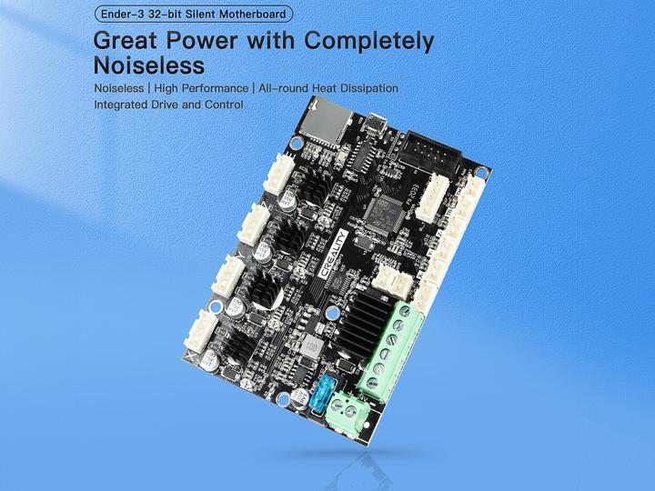 Image du produit Creality Ender-3 Kit Carte Mère Silencieuse 32 Bits