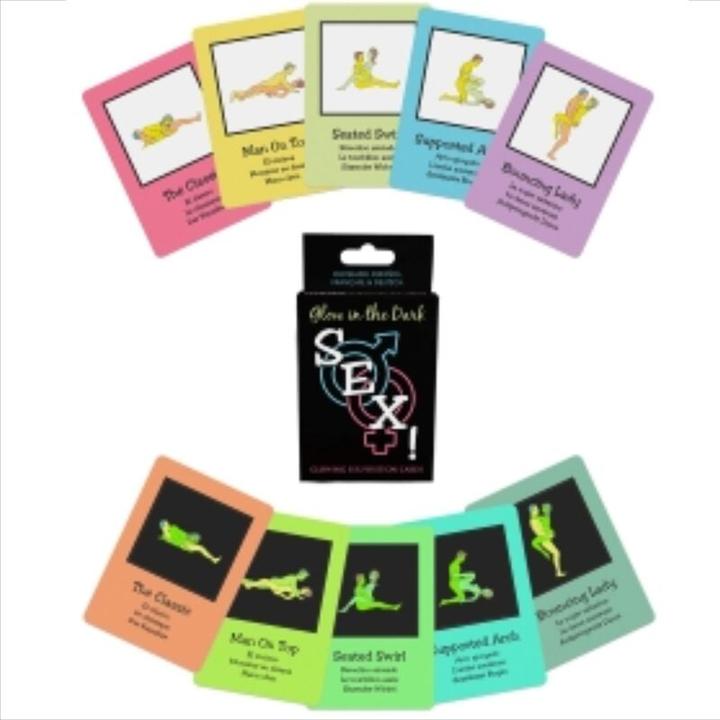 Produktbild Kheper Games Glow-in-the-Dark Sex! Cards (Kartenspiel, Englisch, Französisch, Deutsch)