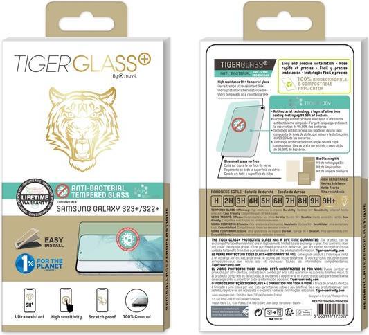 Immagine prodotto Tiger Pellicola antibatterica (1 Pezzo/i, Samsung Galaxy S22+, Samsung Galaxy S23+)