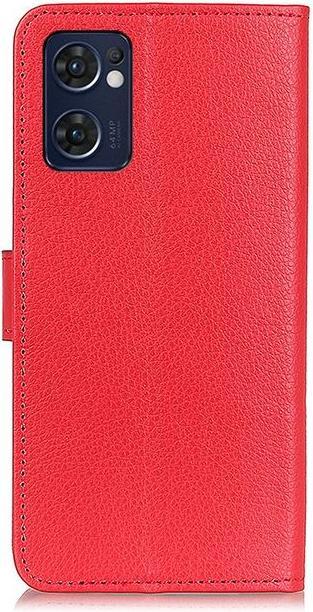Actual product image MU Classic Litchi Leather Bookcover Series (OPPO Reno7 Z 5G)