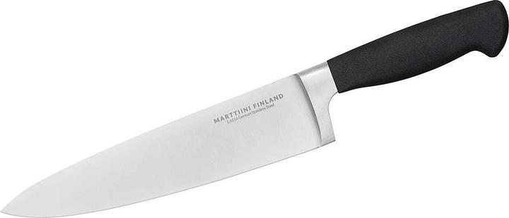 Actual product image Marttiini KIDE chef's knife, large, steel 1.4116, forged, satin-finish blade, Santoprene handle (20.20 cm)