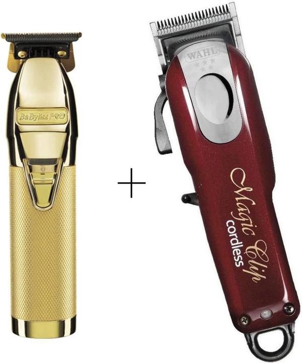 Image du produit Wahl Magic clip cordless + Babyliss Skeleton gold trimmer
