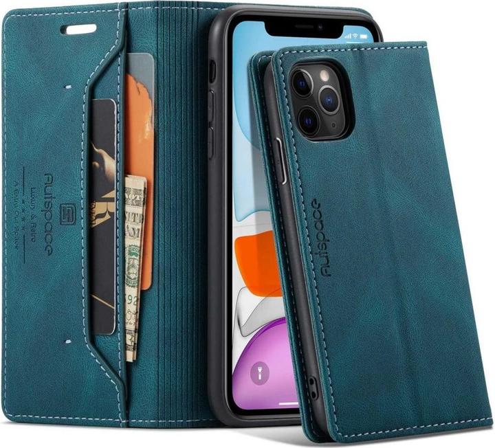 Produktbild Cover-Discount iPhone 11 Pro - Vintage Flip Case Hülle türkis (Apple iPhone 11 Pro)