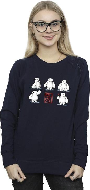 Actual product image Disney Womens/Ladies Big Hero 6 Baymax Many Poses Sweatshirt (XXL)