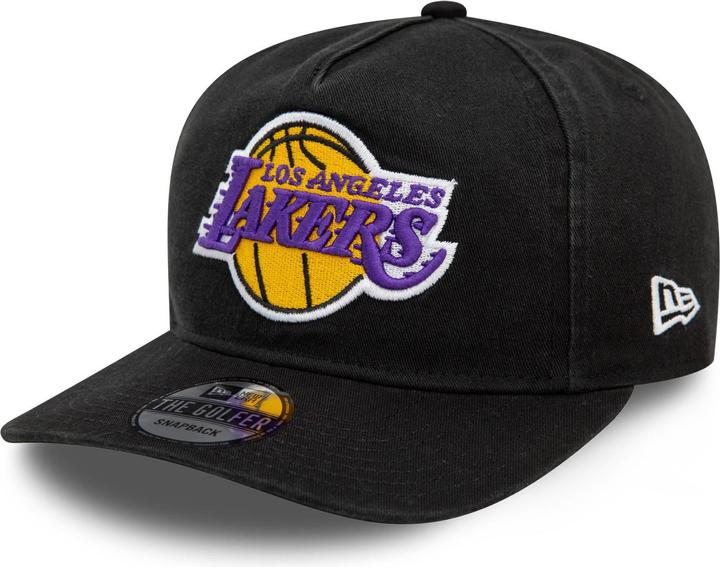 New Era Golfer Snapback Cap - Washed Los Angeles Lakers (One Size)