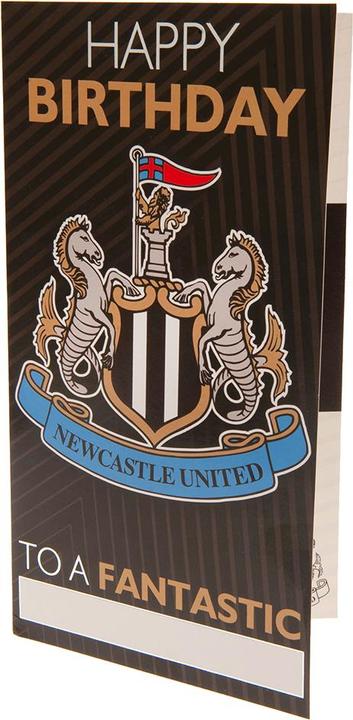 Actual product image Newcastle United FC Personalised Birthday Card With Stickers (1 x)