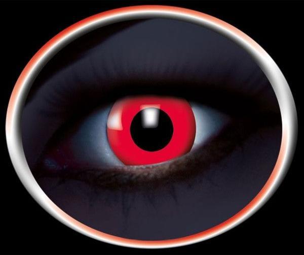 Actual product image Eyecatcher UV-contact lenses (Red)