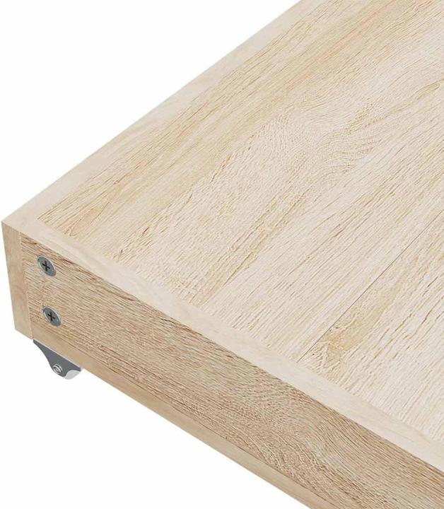 Actual product image VidaXL Bed drawer Bed drawer drawer 2 pcs. Dark grey woodwork velvet velvet (67 x 50 x 16 cm)