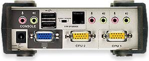 Actual product image Aten CS1732B, 2-Port KVM Switch with USB Hub