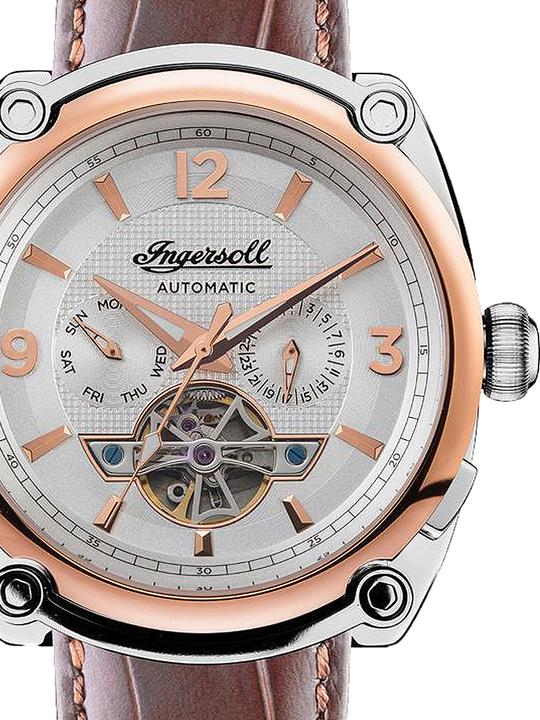 Produktbild Ingersoll 1892 Ingersoll I01103B The Michigan Automatik 45mm 5ATM (Skeleton-Uhr, Analoguhr, 45 mm)