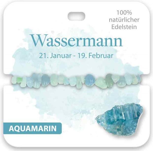 BB Klostermannn Armband Edelstein Aquamarin Wassermann