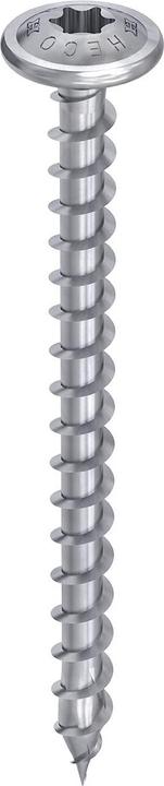 Image du produit Heco TOPIX-plus 6,0 x 50, tête plate, T-Drive, filetage complet variable, revêtement HP, 200 pièces, VAR (200 Vis par pièce)
